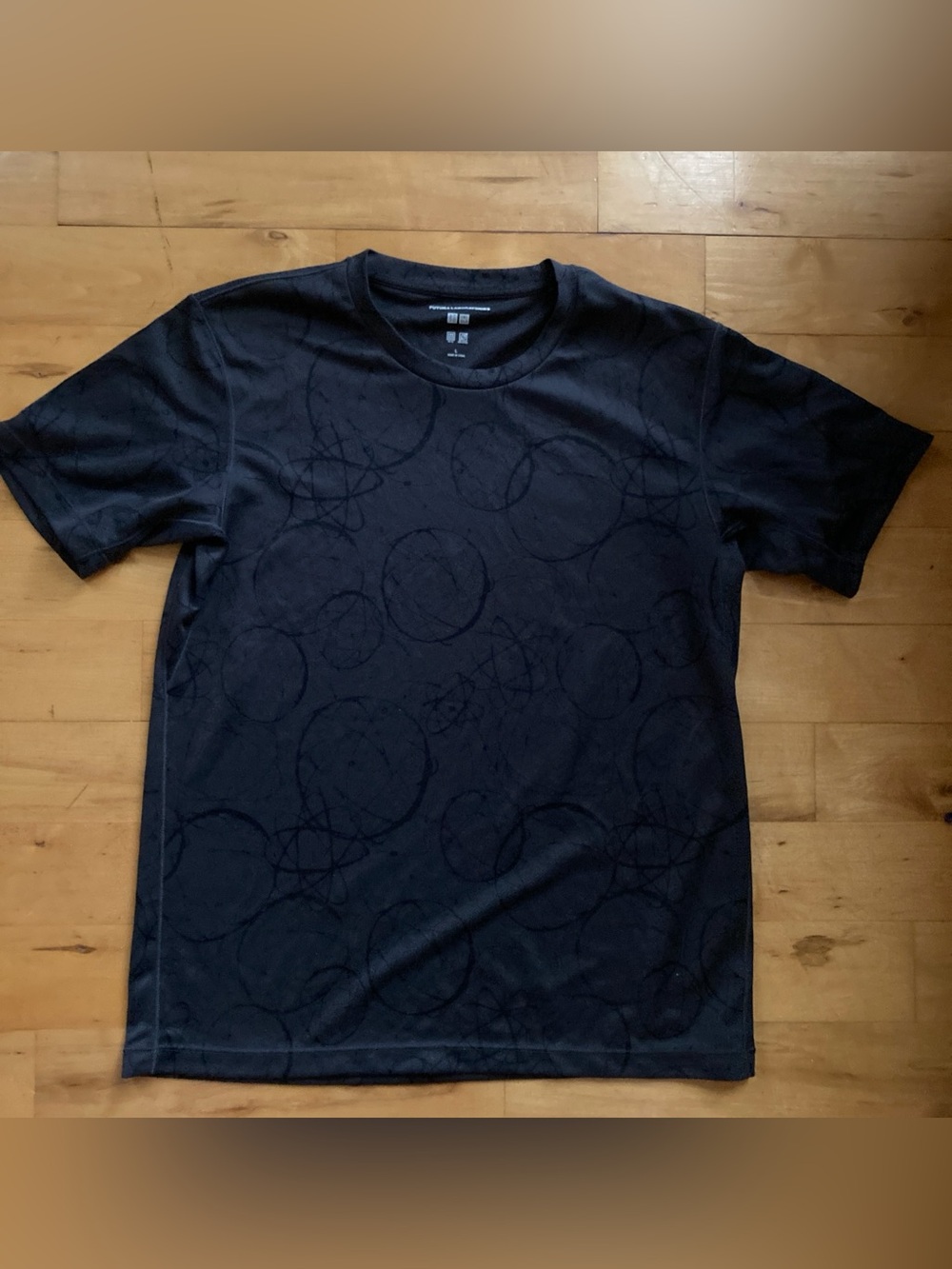 Future Lab for Uniqulo Work out Tshirt Black Sz L